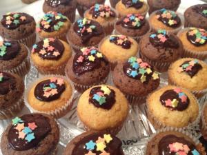 muffini od čokolade, muffini od banane