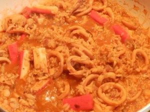 Rižoto od lignja, rižoto od morskih plodova, rižoto s surimi štapićima