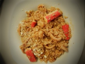 Rižoto od lignja, rižoto od morskih plodova, rižoto s surimi štapićima