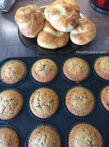 muffini s medom, muffini s vrhnjem, jednostavni muffini