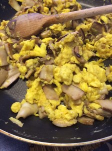 vrganji s jajima, jaja, doručak, vganji