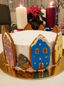 Božićna torta,ukrasi