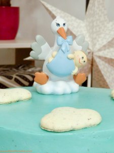 Torta s temom za rođenje dečkića