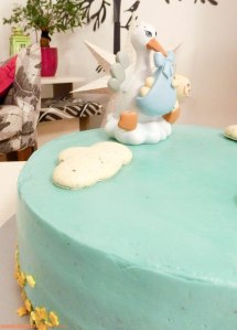 Torta s temom za rođenje dečkića