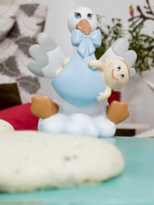 Torta s temom za rođenje dečkića